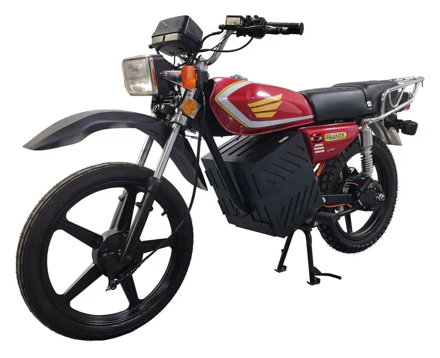 Electric 2-wheeler retrofit — boda / okada